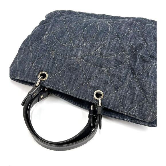 CHANEL Denim Big CC Shopper Bag A-A30337 - Picture 6 of 13